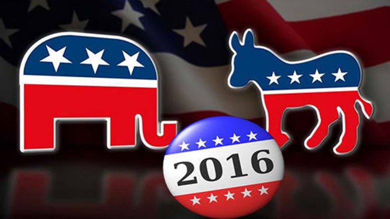 Election 2016 Democrat vs Republican